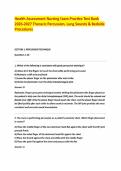 Health Assessment Nursing Exam Practice Test Bank 2026-2027 Thoracic Percussion&comma; Lung Sounds & Bedside Procedures