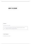 ADN 110 CLINICAL JUDGMENT CONCEPT 38 POWERPOINT QUESTIONS AND VERIFIED ANSWERS