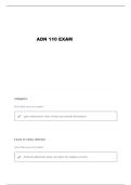 ADN 110 ELIMINATION QUESTIONS AND VERIFIED ANSWERS