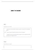 ADN 110 EXAM 1 CONTENT QUESTIONS AND VERIFIED ANSWERS