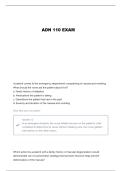 ADN 110 FINAL YOOST QUESTIONS AND VERIFIED ANSWERS