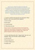 SMQT EXAM &sol;APPROVED SMQT EXAM 2026&sol;2027 COMPREHENSIVE PRACTICE QUESTIONS AND STUDY GUIDE COMPLETE ACCURATE EXAM ACTUAL QUESTIONS AND CORRECT VERIFIED ANSWERS WITH DETAILED RATIONALES &lpar;RELIABLE ANSWERS&rpar; CURRENTLY UPDATED VERSION 2026 EDITION &vert;GUARANTEED SU
