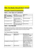 Ultimate Hawaii DCCA Armed Security Guard Exam Test Bank &lpar;2026&sol;2027 Edition&rpar; &ndash;  S-Tier Questions&comma; Rationales & Act 52 Compliance Guide