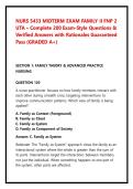 NURS 5434 HTN Quiz - Family III FNP 3 UTA Complete 200 Exam-Style Questions & Verified Answers with Rationales &vert; 2026&sol;2027 Newest Guaranteed pass &lpar;GRADED A&plus;&rpar; MOST RECENT