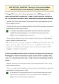 2026&sol;2027 AAAE ACE Planning & Environmental Exam Questions with Correct Answers &vert; Verified Study Guide