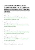 DYNATRACE PRO CERTIFICATION TEST&NewLine;EXAMINATION PAPER 2026 FULL QUESTIONS&NewLine;AND ANSWERS VERIFIED STUDY GUIDE FINAL&NewLine;PREP 550&plus;