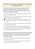 EMS Instructor&sol;Coordinator Exam &ndash; Questions with Verified Answers &lpar;2026&sol;2027 Update&rpar;