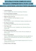 DYNATRACE WITH COMPLETE &lpar;FULL&NewLine;PACKEGE COMPREHENSIVE STUDY GUIDE&NewLine;2026 FULL QUESTIONS AND SOLUTIONS GRADED A&plus;