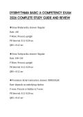 DYSRHYTHMIA BASIC A COMPETENCY EXAM&NewLine;2026 COMPLETE STUDY GUIDE AND REVIEW