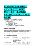 Florida Certified Armed Security Officer &lpar;Class G&rpar; Exam&colon; The Elite Test Bank &vert; 2026&sol;2027 Edition with Complete Statutes&comma; Explanations & Master Scenarios