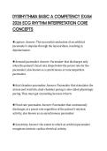 DYSRHYTHMIA BASIC A COMPETENCY EXAM&NewLine;2026 ECG RHYTHM INTERPRETATION CORE&NewLine;CONCEPTS