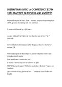 DYSRHYTHMIA BASIC A COMPETENCY EXAM&NewLine;2026 PRACTICE QUESTIONS AND ANSWERS
