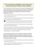 WGU C784 OBJECTIVE ASSESSMENT LATEST 2026&sol;2027 EXAM QUESTIONS AND CORRECT DETAILED ANSWERS