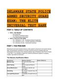2026&sol;2027 Delaware State Police Armed Security Guard Exam&colon; The Elite Universal Test Bank &vert; Real-World Practice Questions&comma; Statutes &lpar;11 & 24 Del&period; C&period;&rpar;&comma; & Expert Explanations