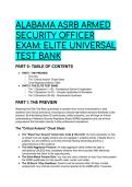 Alabama ASRB Armed Security Officer Exam&colon; Elite Universal Test Bank &vert; 2026&sol;2027 Complete Study Guide & Practice Questions