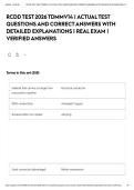 RCDD TEST 2026 TDMMV14 &vert; ACTUAL TEST QUESTIONS AND CORRECT ANSWERS WITH DETAILED EXPLANATIONS &vert; REAL EXAM &vert; VERIFIED ANSWERS&NewLine;