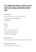 ECG ORIENTATION KAISER 1 COMPLETE STUDY&NewLine;GUIDE AND CARDIAC MONITORING REVIEW&NewLine;2026
