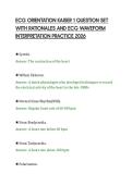 ECG ORIENTATION KAISER 1 QUESTION SET&NewLine;WITH RATIONALES AND ECG WAVEFORM&NewLine;INTERPRETATION PRACTICE 2026