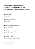 ECG ORIENTATION KAISER MODULE 1&NewLine;COMPLETE PREPARATION GUIDE AND&NewLine;ELECTROCARDIOGRAPHY CONCEPT REVIE