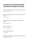 ECGS MADE EASY 5TH EDITION EXAM PREP&NewLine;QUESTIONS AND ANSWERS FULLY VERIFIED