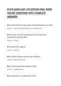 ECGS MADE EASY 5TH EDITION FINAL PAPER&NewLine;SOLVED QUESTIONS WITH COMPLETE&NewLine;ANSWERS&NewLine;