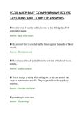 ECGS MADE EASY COMPREHENSIVE SOLVED&NewLine;QUESTIONS AND COMPLETE ANSWER