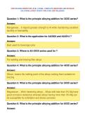 CWB WELDING INSPECTOR LEVEL 3 EXAM - COMPLETE QUESTIONS AND DETAILED&NewLine;SOLUTIONS LATEST UPDATE THIS YEAR JUST RELEASED