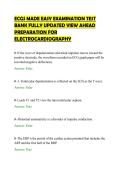ECGS MADE EASY EXAMINATION TEST&NewLine;BANK FULLY UPDATED VIEW AHEAD&NewLine;PREPARATION FOR&NewLine;ELECTROCARDIOGRAPHY&NewLine;