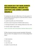 ECGS MADE EASY TEST BANK SEVENTH&NewLine;EDITION BARBARA J AEHLERT FULL&NewLine;QUESTIONS AND CORRECT ANSWERS&NewLine;GRADED A&plus;