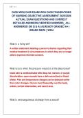 D439&sol; WGU D439 EXAM&sol; WGU D439 FOUNDATIONS &NewLine;OF NURSING OBJECTIVE ASSESSMENT 2025&sol;2026 &NewLine;ACTUAL EXAM QUESTIONS AND CORRECT &NewLine;DETAILED ANSWERS &lpar;VERIFIED ANSWERS&lowbar; ALL &NewLine;ANSWERED &lbrace;90 Q & A&rcub; ALREADY GRADED A&plus; &vert; &NewLine;BRAND NEW&excl; &vert; WGU
