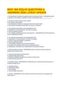 BIOC 384 D2Q-03 QUESTIONS & ANSWERS 2026 LATEST UPDATE