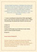 ATI PROCTORED MATERNAL NEWBORN EXAM 2026&sol;2027 QUESTION BANK FULL REVISED HIGH YIELD PRACTICE QUESTIONS AND CORRECT VERIFIED SOLUTIONS WITH DETAILED RATIONALES &lpar;RELIABLE ANSWERS&rpar; CURRENTLY UPDATED VERSION 2026 EDITION &vert;ALL YOU NEED FOR A GUARANTEED SUCCESS