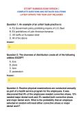 ETS MFT BUSINESS EXAM VERSION 1&NewLine;COMPLETE QUESTIONS AND DETAILED SOLUTIONS&NewLine;LATEST UPDATE THIS YEAR JUST RELEASED