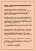 Psych ATI Proctored Exam End of Chapter Questions With Complete Solutions