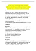 NURS 6521 Midterm Exam Walden&NewLine;University &vert; Latest Exam Study Guide&NewLine;Questions &vert; Advanced Pharmacology