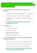 AOCNP Exam Review 2026&sol;2027 &vert; 200&plus; Practice Questions & Key Terms &vert; Advanced Oncology Certified Nurse Practitioner Board Prep &vert; Latest Update &vert; Graded A&plus;