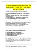 pg&period; 1 NAPSRx CNPR EXAM AND PRACTICE&NewLine;EXAM NEWEST 2026&sol; 2027 TEST BANK&vert;&NewLine;NAPSRx CERTIFIED