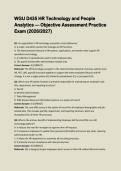 WGU D435 HR Technology and People Analytics &mdash; Objective Assessment Practice Exam &lpar;2026&sol;2027&rpar;