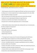 HESI RN Exit Exam V1-V7 Questions & Answers 2027&sol;2028 &vert; Latest Exam Prep