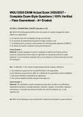 WGU D393 EXAM Actual Exam 2026&sol;2027 &ndash; Complete Exam-Style Questions &vert; 100&percnt; Verified &ndash; Pass Guaranteed &ndash; A&plus; Graded