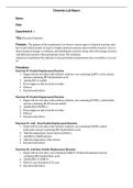 Portage Learning CHEM 121 Lab Report 4 