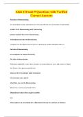Afab 110 unit 9 Questions with Verified&NewLine;Correct Answers
