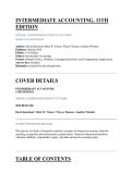 INTERMEDIATE ACCOUNTING&comma; 11TH EDITIO&NewLine;NORIGINAL COMPREHENSIVE PRACTICE TEST BANK&NewLine;&NewLine;