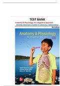 TEST BANK for Anatomy & Physiology&colon; An Integrative Approach&comma; 4th Edition by McKinley&comma; O'Loughlin&comma; and Bidle &vert;all chapters&vert;
