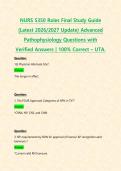 NURS 5350&sol; NURS5350  Advanced Pathophysiology Exams PACKAGE DEAL&vert; BUNDLE contains the latest 2026&sol;2027 Exams 1 &lpar;Unit 1-4&rpar; Exams 2 &lpar;Unit 5-8&rpar;&comma; M3&comma; M2&comma; Roles exams with verified solutions for UTA- Everything you need to pass NURS 5350 is here&excl;