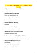 CCSH Exam 1 Questions with Verified Correct&NewLine;Answers