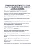 TEXAS MANICURIST WRITTEN EXAM&NewLine;PRACTICE QUESTIONS AND CORRECT&NewLine;ANSWERS 2026&sol;2027