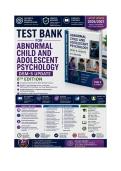 Test Bank for Abnormal Child and Adolescent Psychology&comma; DSM-5 Update&comma; 8th Edition&period;pdf&NewLine;&NewLine;
