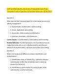 CIAP Certified Identity and Access Professional Exam Prep &vert; &NewLine;Complete Practice Questions & Detailed Rationales &lpar;2026&sol;2027&rpar; 