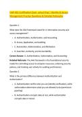 CIAP-001 Certification Exam  actual Prep &vert; Identity & Access &NewLine;Management Practice Questions & Detailed Rationales 